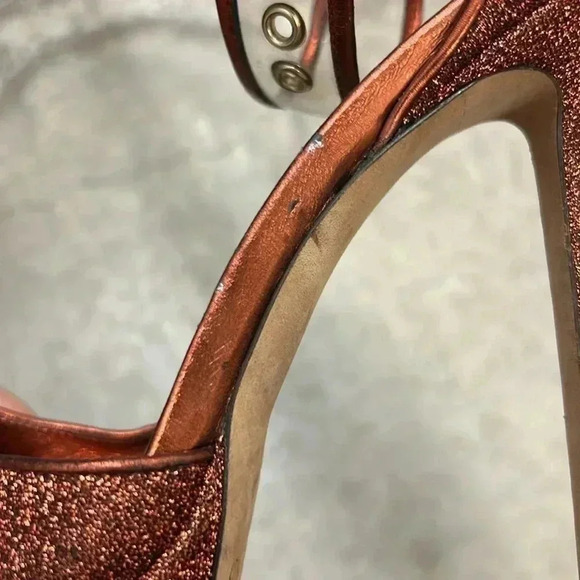 Jimmy  choo glitter bronze pumps - Picture 12 of 16